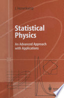 Statistical physics : an advanced approach with applications /