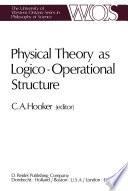 Physical Theory as Logico-Operational Structure /