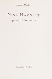 Nina Hamnett, queen of Bohemia /