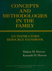 Concepts and methodologies in the family : an instructor's resource handbook /