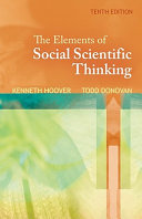 The elements of social scientific thinking /