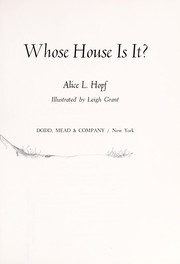 Whose house is it? /