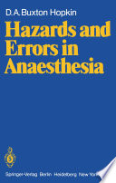 Hazards and Errors in Anaesthesia /