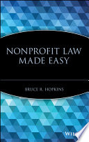 Nonprofit law made easy /