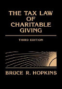 The tax law of charitable giving.