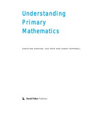 Understanding primary mathematics /