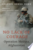 No lack of courage : Operation Medusa, Afghanistan /