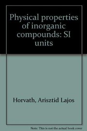 Physical properties of inorganic compounds : SI units /