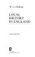 Local history in England /