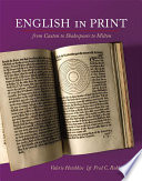 English in print from Caxton to Shakespeare to Milton /