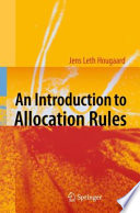 An introduction to allocation rules /