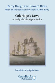 Coleridge's laws : a study of Coleridge in Malta /