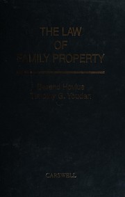 The law of family property /