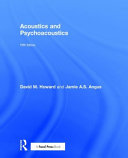 Acoustics and psychoacoustics /