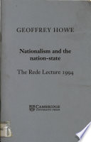 Nationalism and the nation-state /