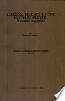 Breeding biology of the Egyptian plover, Pluvianus aegyptius /