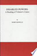 Disabled powers : a reading of Voltaire's contes /