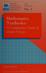 Mathematics textbooks : a comparative study of grade 8 texts /
