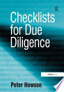 Checklists for due diligence /