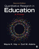 Quantitative research in education : a primer /