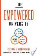 The empowered university : shared leadership, culture change, and academic success /