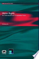 Water rights : an international and comparative study /