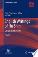 English writings of Hu Shih.