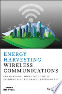 Energy harvesting wireless communications /
