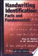 Handwriting identification : facts and fundamentals /