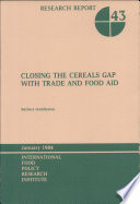 Closing the cereals gap with trade and food aid /