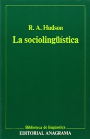 La sociolingüística /