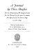 A journal by Thos. Hughes : for his amusement, & designed only for his perusal by the time he attains the age of 50 if he lives so long. (1778-1789) /