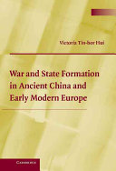 War and state formation in ancient China and early modern Europe /