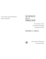 Science as a process : an evolutionary account of the social and conceptual development of science /