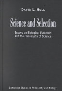 Science and selection : essays on biological evolution and the philosophy of science /