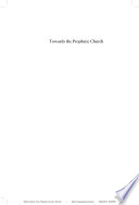 Towards the prophetic church : a study of Christian mission /