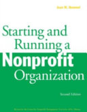 Starting and running a nonprofit organization /
