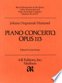 Piano concerto, opus 113 /