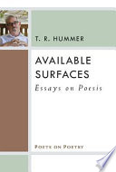 Available surfaces : essays on poesis /