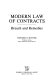 Modern law of contracts /