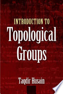 Introduction to topological groups /