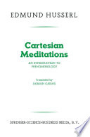 Cartesian meditations : an introduction to phenomenology. /