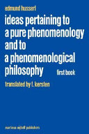 General introduction to a pure phenomenology /