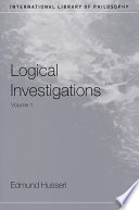 Logical investigations /