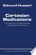 Cartesian Meditations : an Introduction to Phenomenology /
