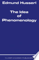 The Idea of Phenomenology /