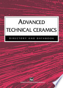 Advanced Technical Ceramics : Directory and Databook /