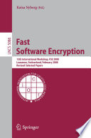 Fast Software Encryption.