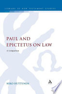 Paul and Epictetus on law : a comparison /