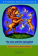 The lion and the springbok : Britain and South Africa since the Boer War /